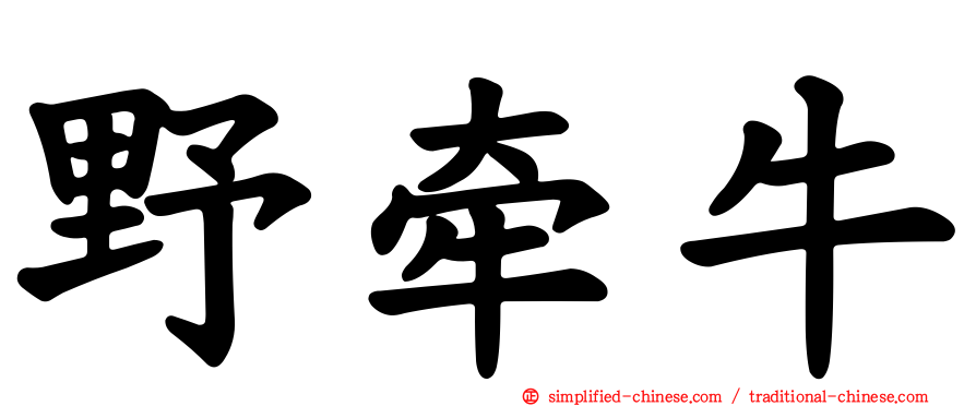 野牵牛
