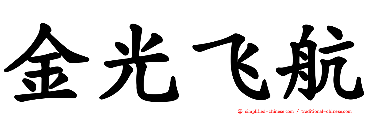 金光飞航