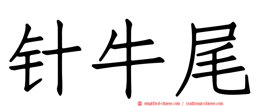 针牛尾