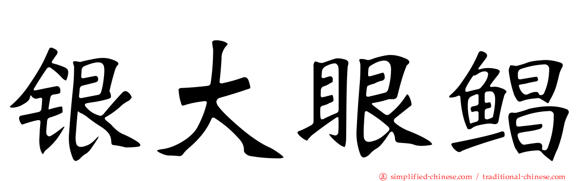 银大眼鲳