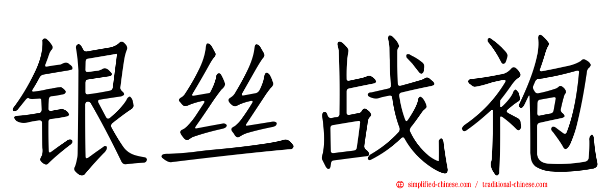 银丝战袍