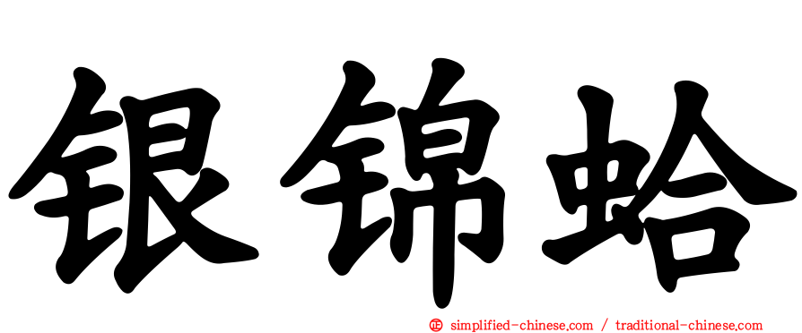 银锦蛤
