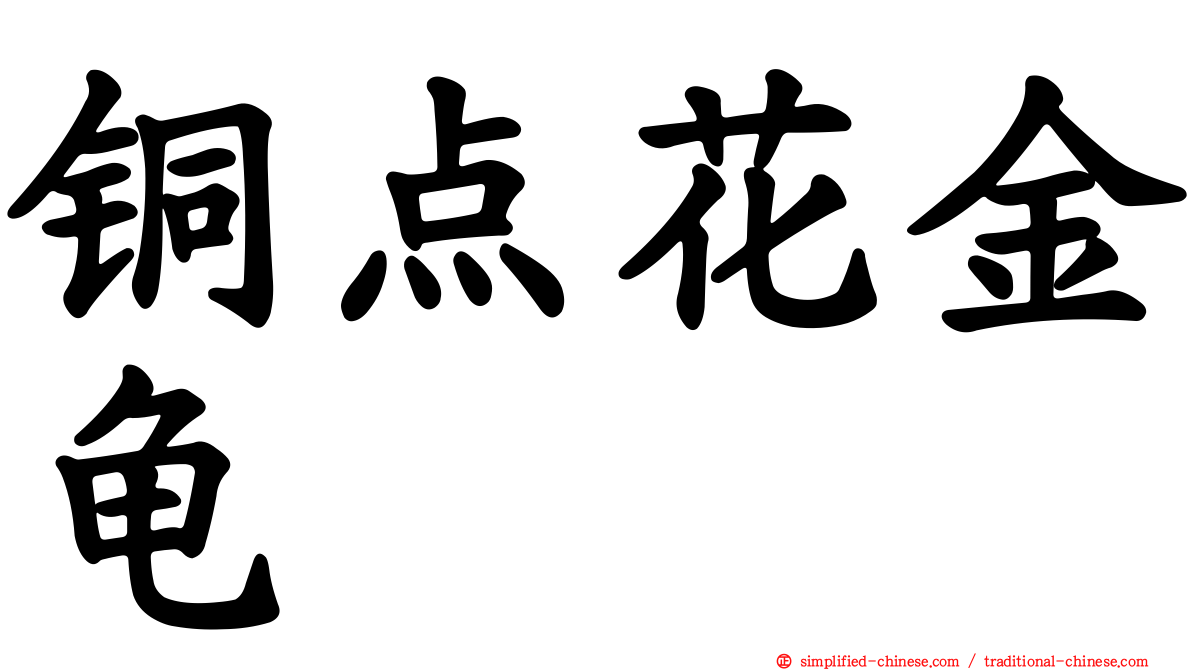 铜点花金龟