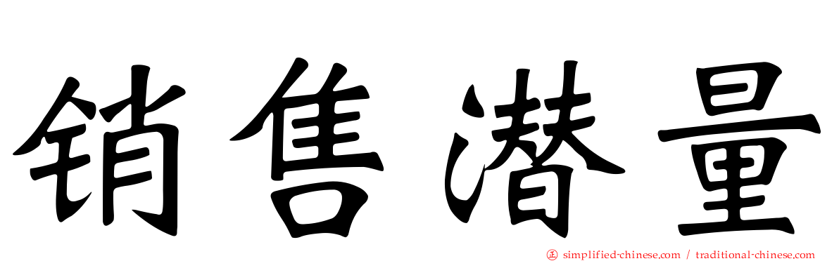 销售潜量