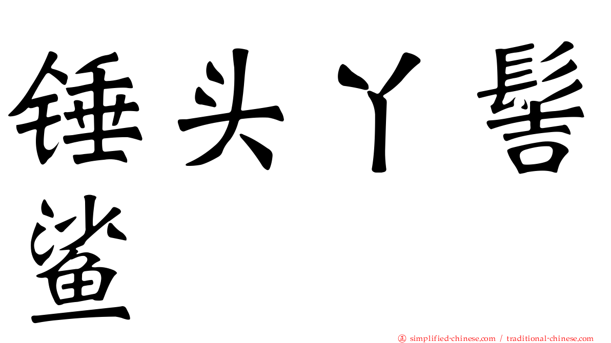 锤头丫髻鲨