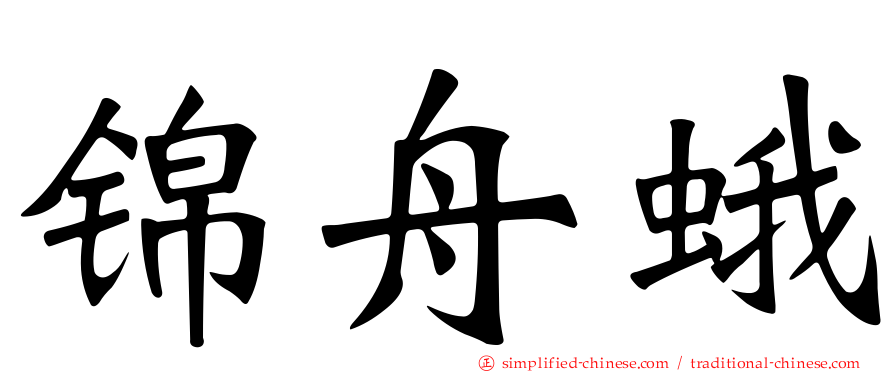 锦舟蛾