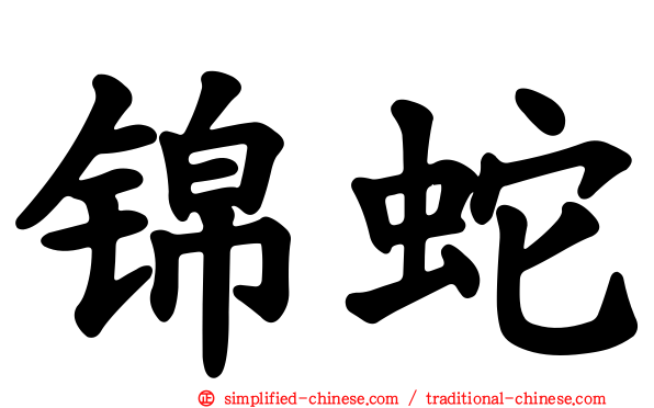 锦蛇