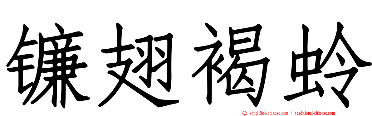 镰翅褐蛉