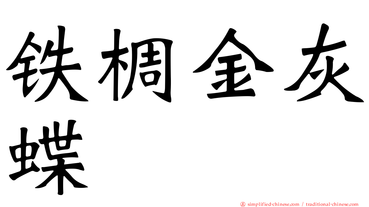 铁椆金灰蝶