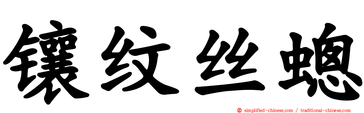 镶纹丝蟌