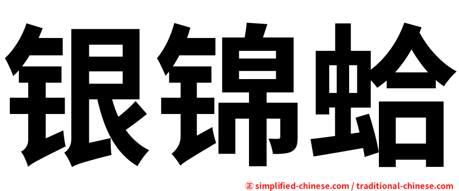 银锦蛤