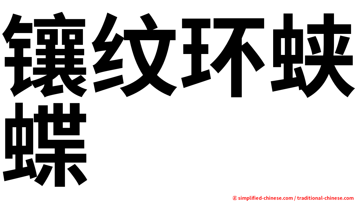 镶纹环蛱蝶