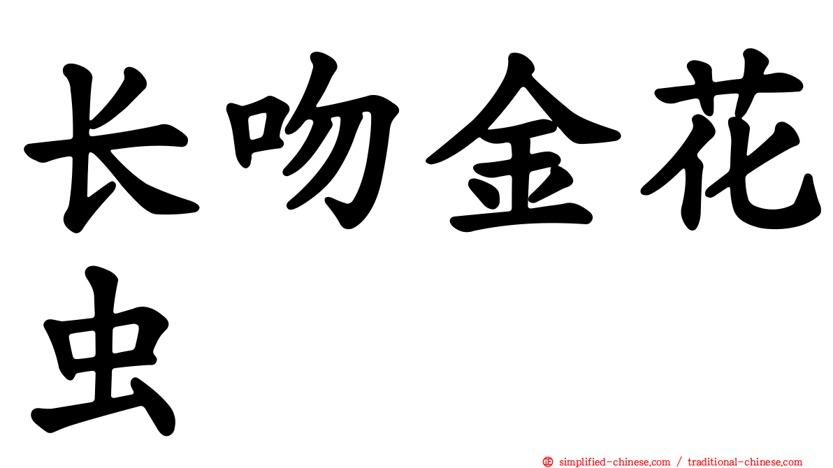 长吻金花虫