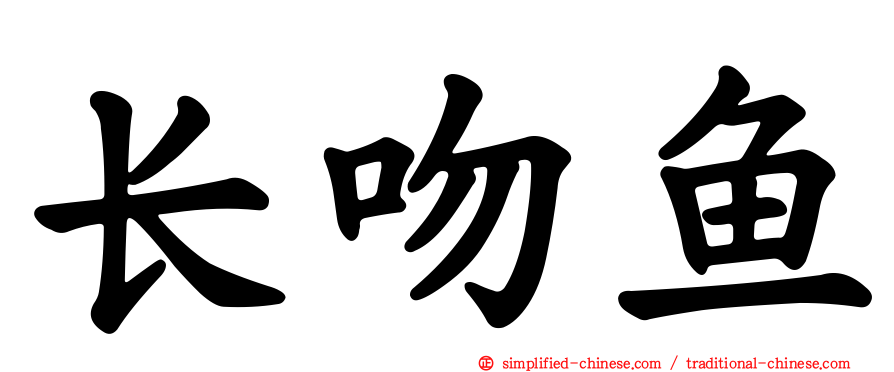 长吻鱼