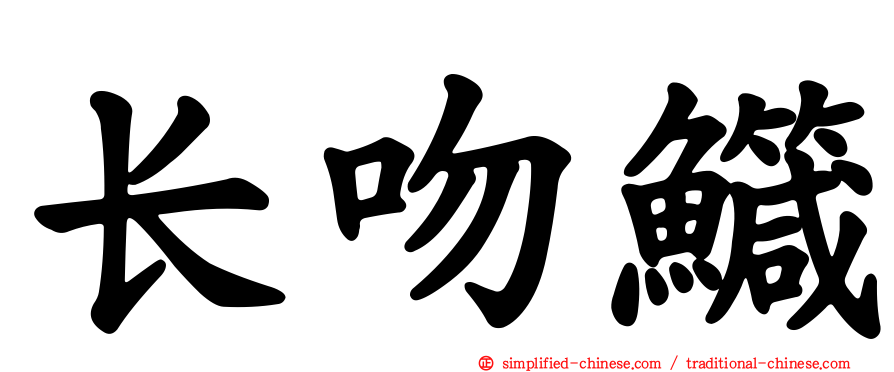 长吻鱵