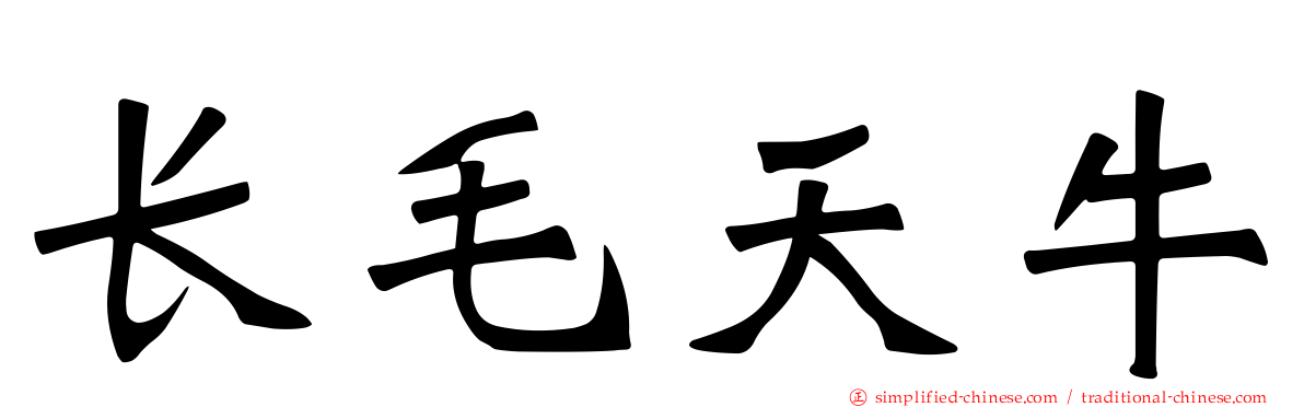 长毛天牛