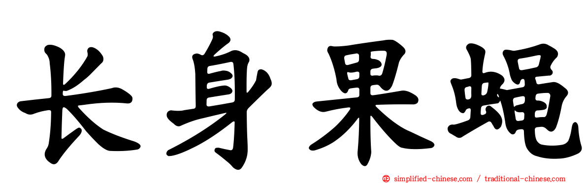 长身果蝇