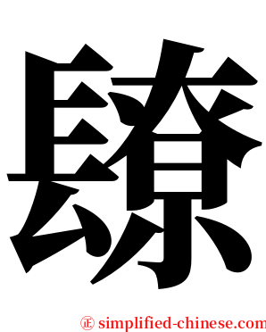 镽 serif font