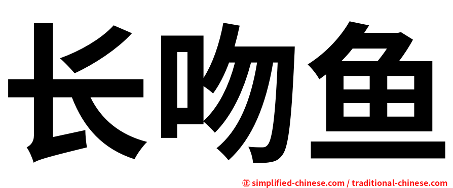 长吻鱼