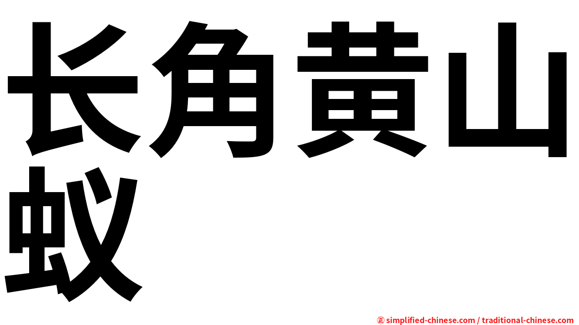 长角黄山蚁