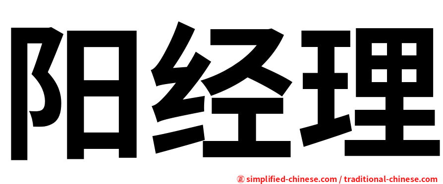 阳经理