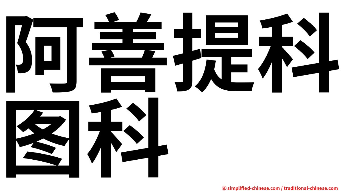 阿善提科图科