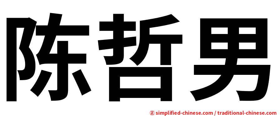 陈哲男
