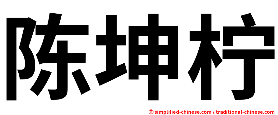 陈坤柠