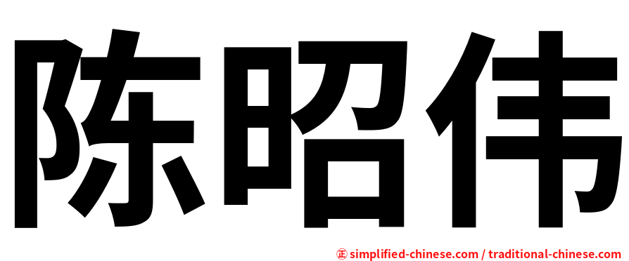 陈昭伟