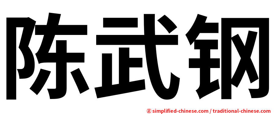 陈武钢