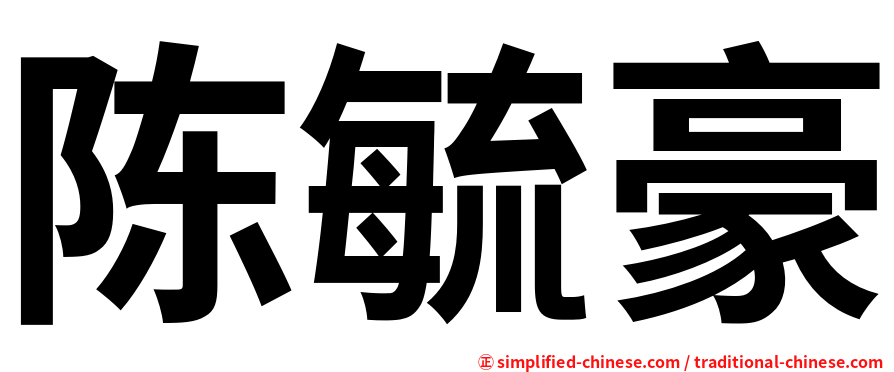 陈毓豪