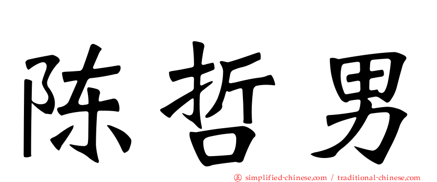 陈哲男