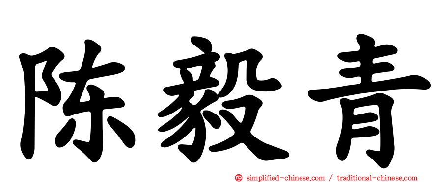 陈毅青