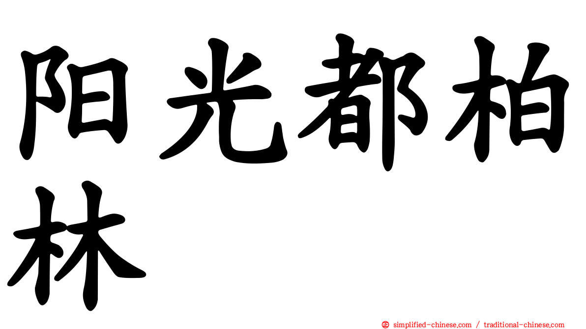 阳光都柏林