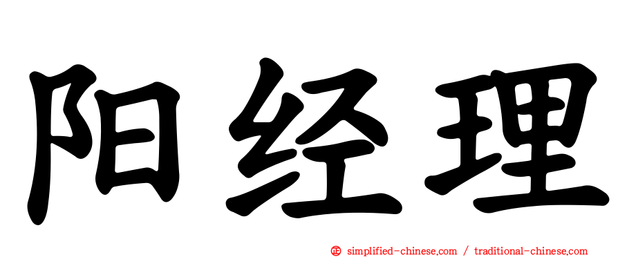 阳经理