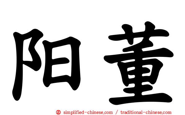 阳董