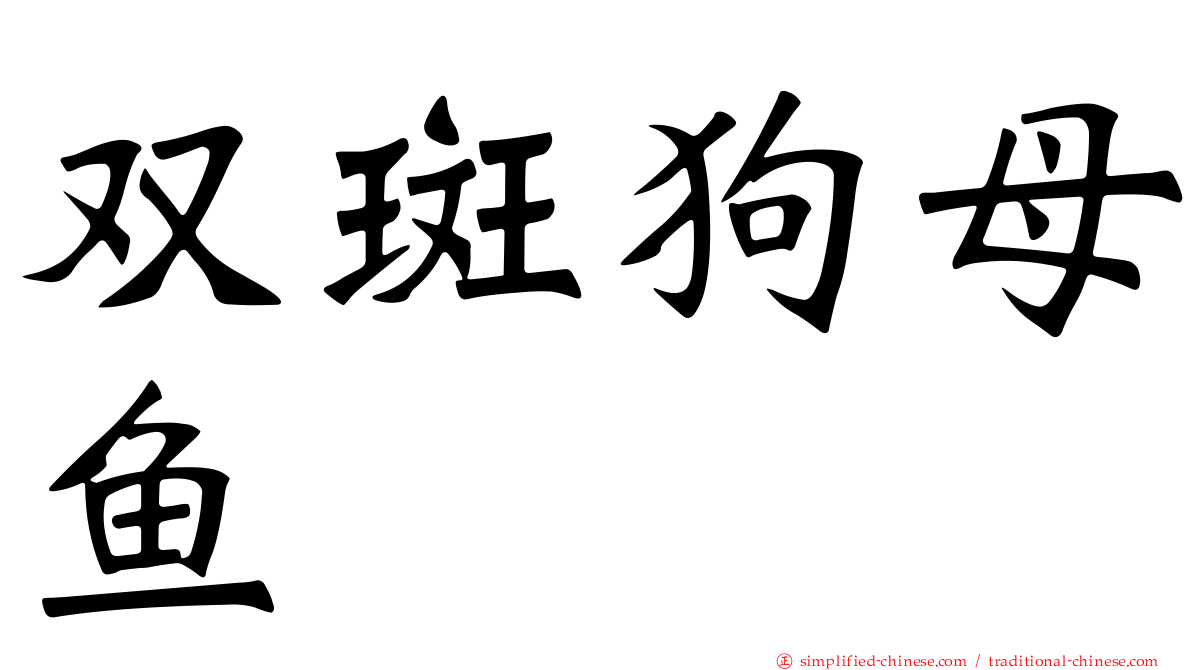 双斑狗母鱼