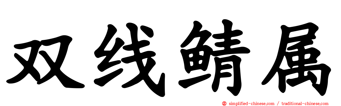 双线鲭属