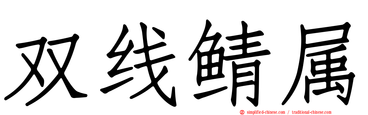 双线鲭属