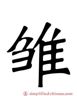 雏