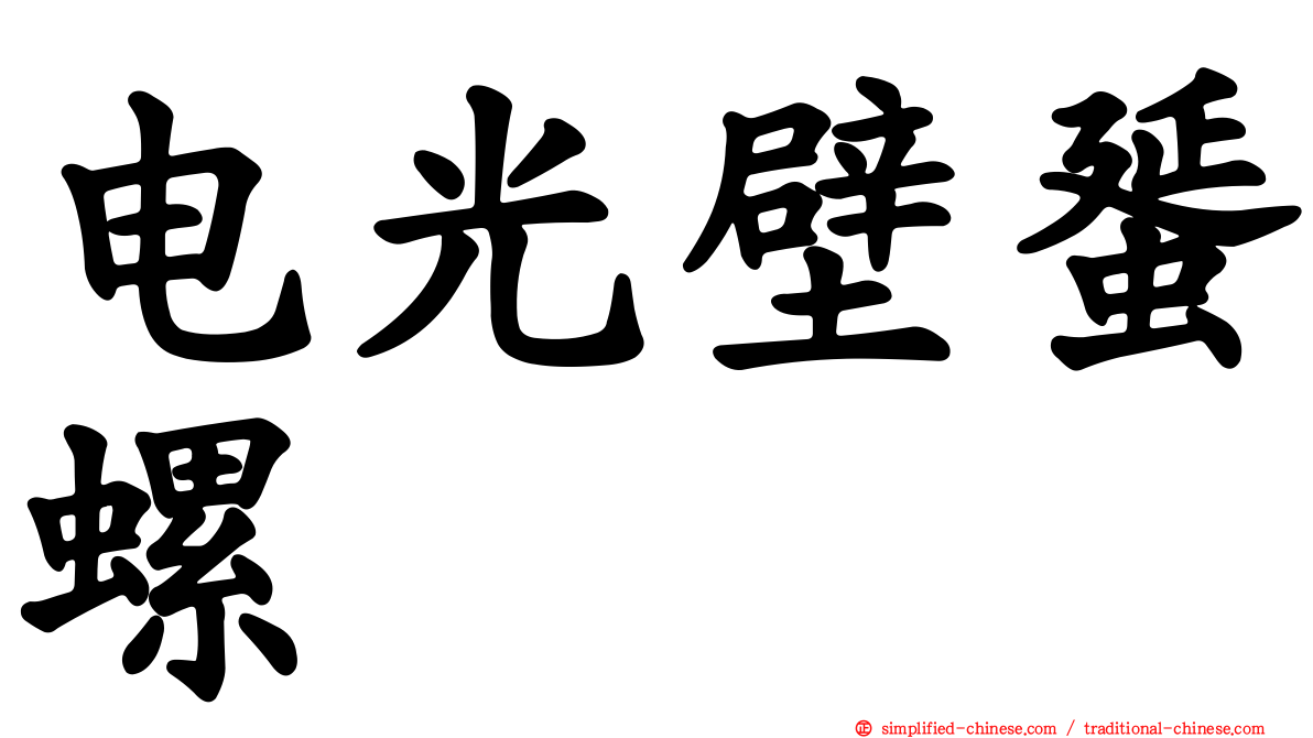 电光壁蜑螺