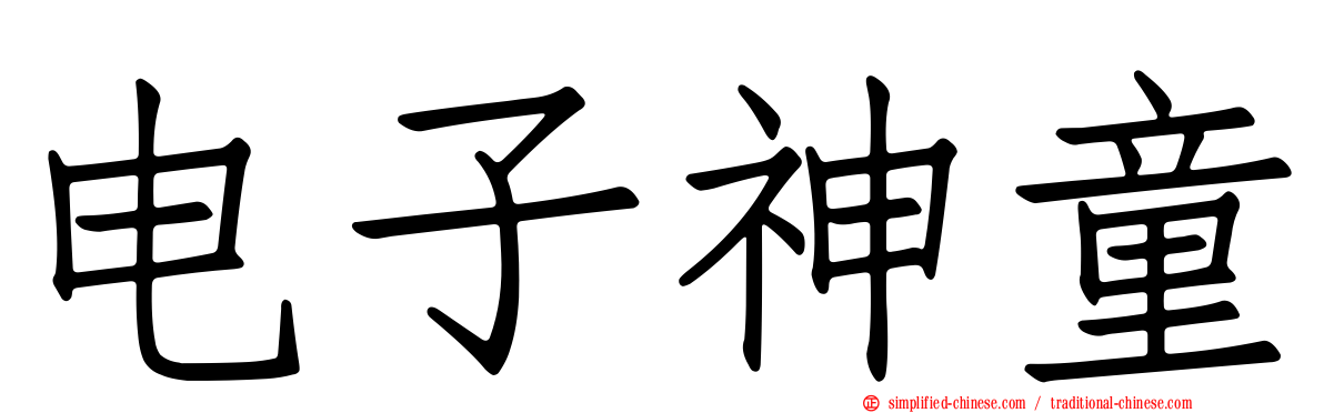电子神童