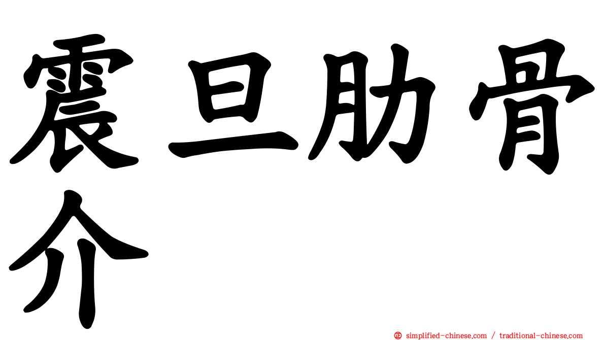 震旦肋骨介