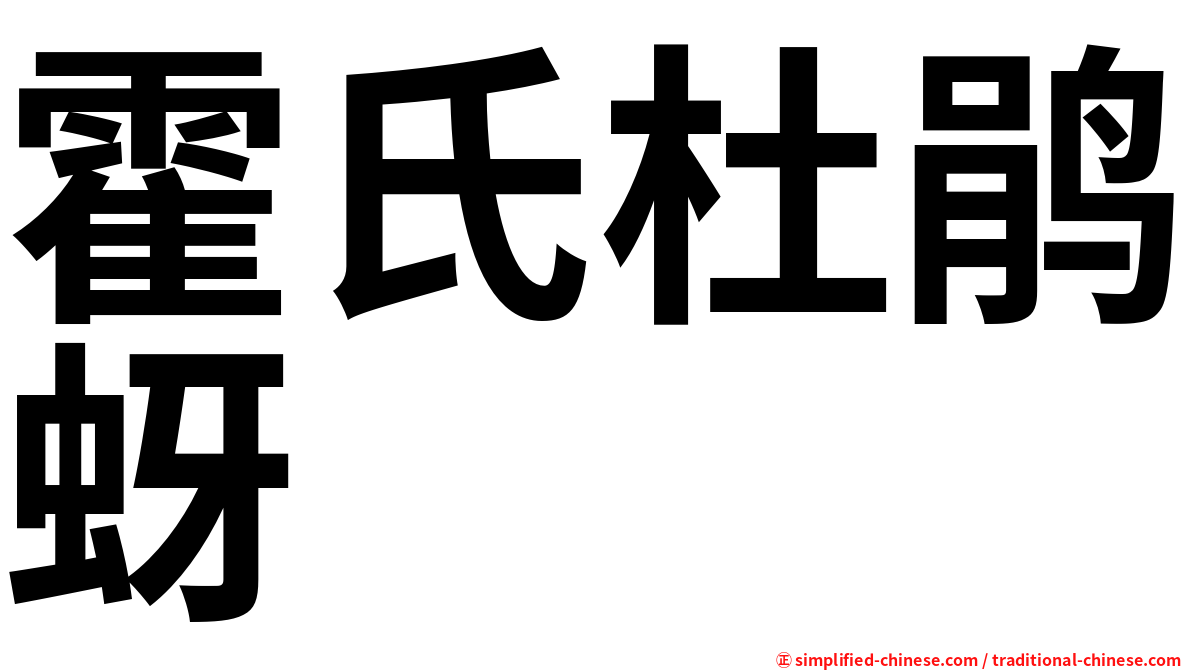 霍氏杜鹃蚜
