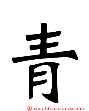 青