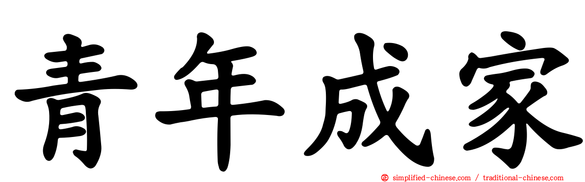 青年成家