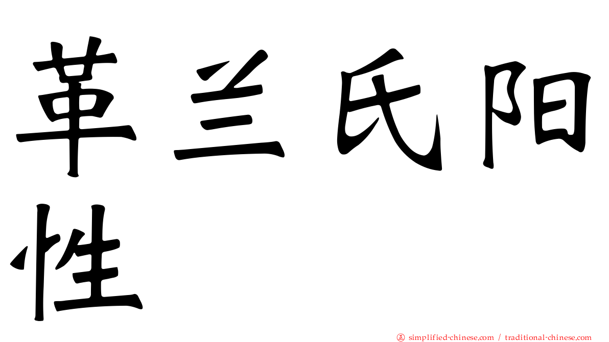 革兰氏阳性