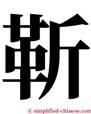 靳 serif font