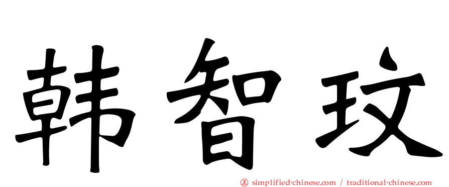 韩智玟
