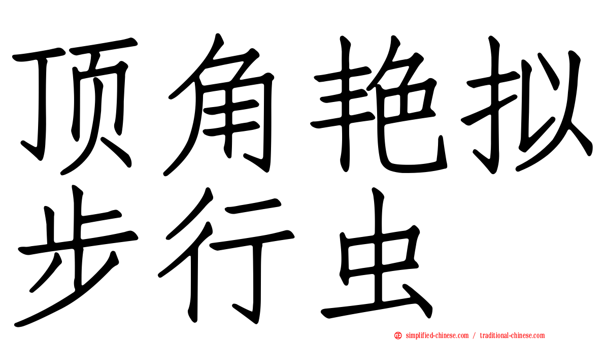 顶角艳拟步行虫
